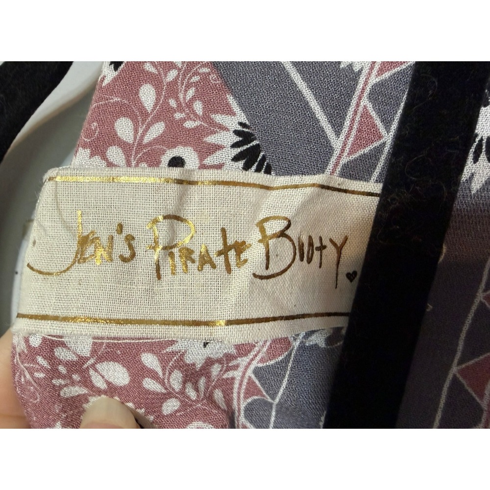 Jens Pirate Booty Boho Cottagecore Top Womens Medium Whimsical Meadowcore Arsty - Picture 4 of 8